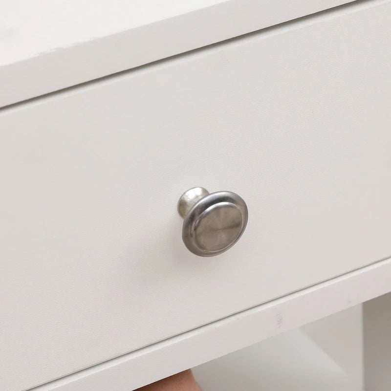Meuble à chaussures moderne et minimaliste en bois avec 2 tiroirs, armoire à chaussures à 4 niveaux pour entrée