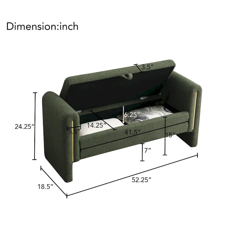 Banc de bout de lit moderne Teddy