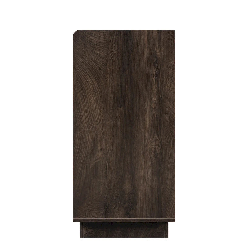 Vaisselier, buffet de rangement, console de service, armoire de rangement solide, panneaux de porte façonnés, poignée en métal