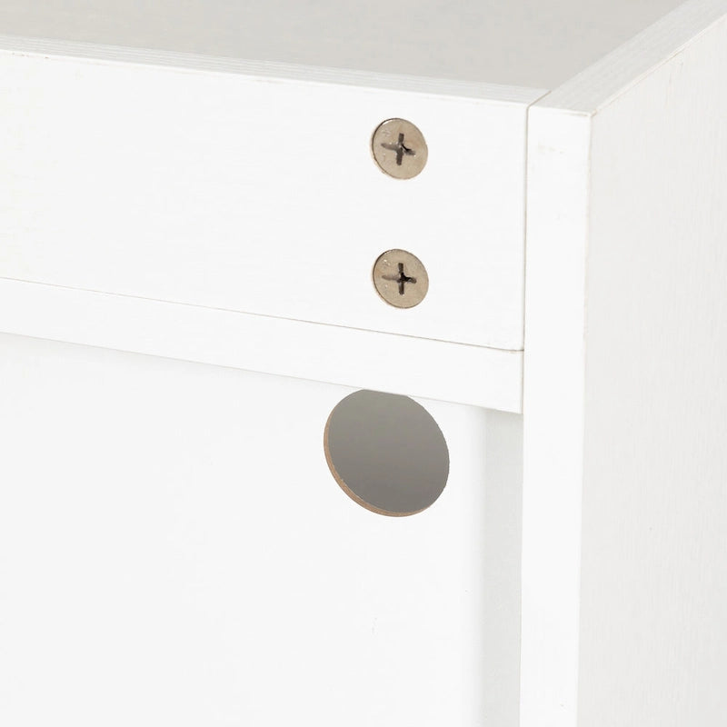Vaisselier, buffet de rangement, console de service, armoire de rangement solide, panneaux de porte façonnés, poignée en métal
