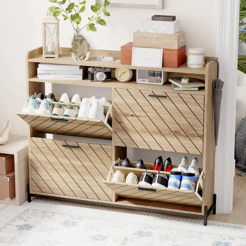 Meuble à chaussures, Meuble de rangement pour chaussures, Organiseur à chaussures