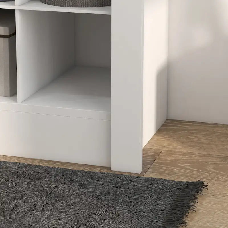 Étagère à chaussures verticale de 71", organisateur de rangement étroit, meuble à chaussures pour entrée avec casiers ouverts pour 36 paires, blanc