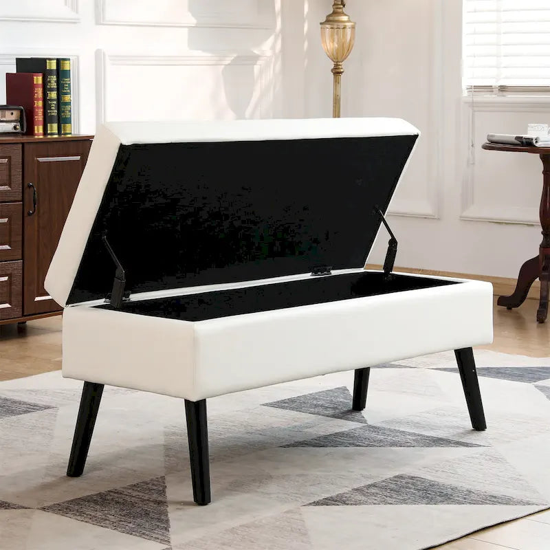 Banc de rangement avec banc de rangement