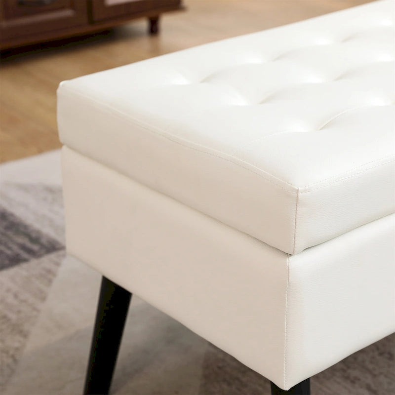 Banc de rangement avec banc de rangement