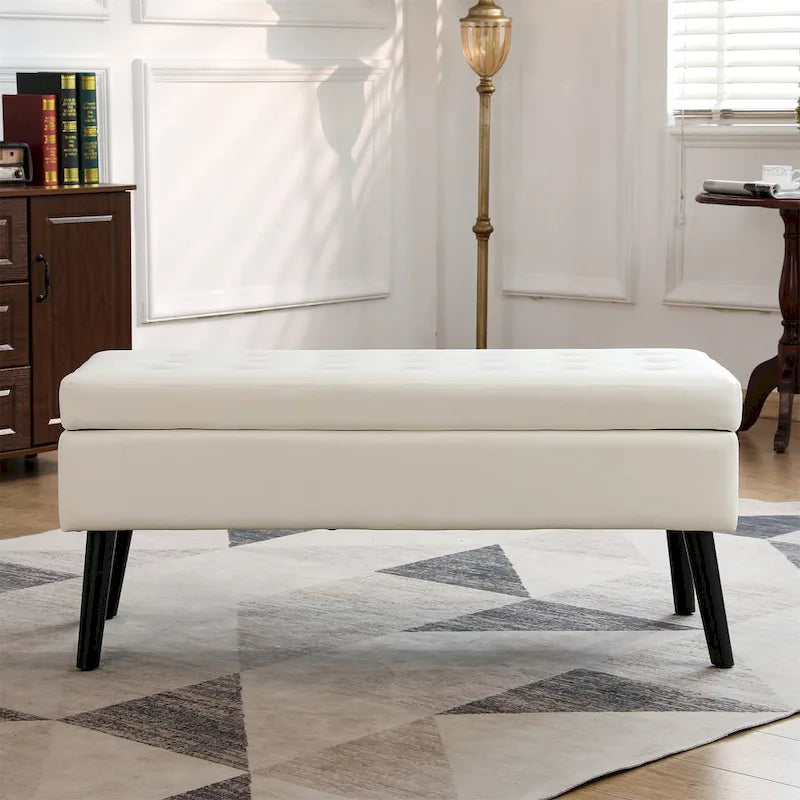 Banc de rangement avec banc de rangement