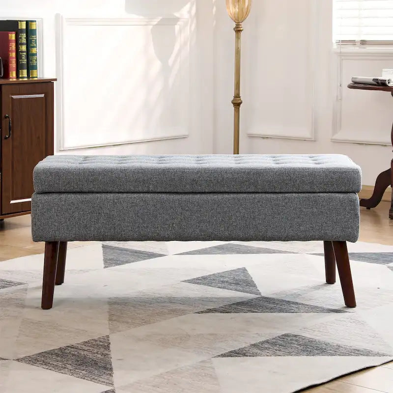 Banc de rangement avec banc de rangement