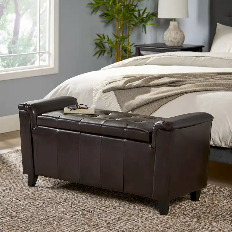 Banc de rangement armé Alden