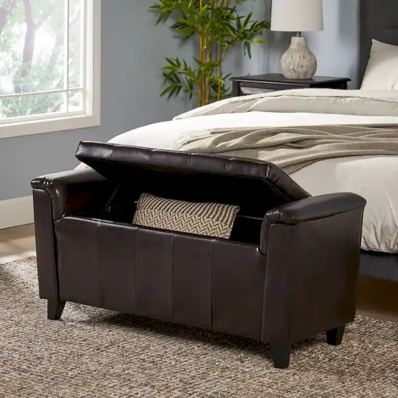 Banc de rangement armé Alden