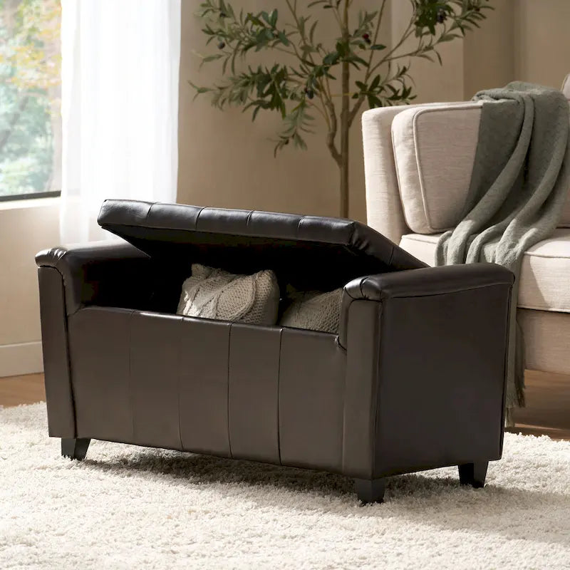 Banc de rangement armé Alden