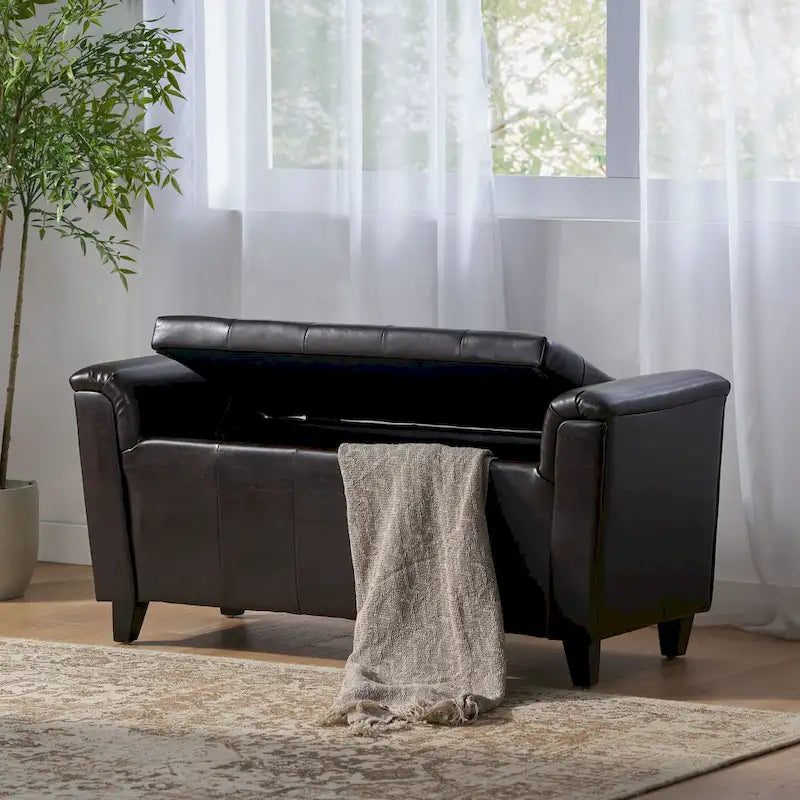 Banc de rangement armé Alden