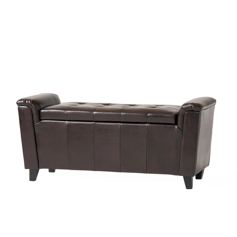 Banc de rangement armé Alden