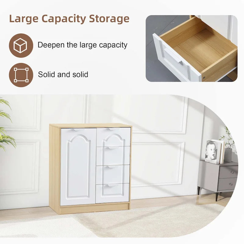 Meuble de rangement de 31,5 po avec tablette réglable