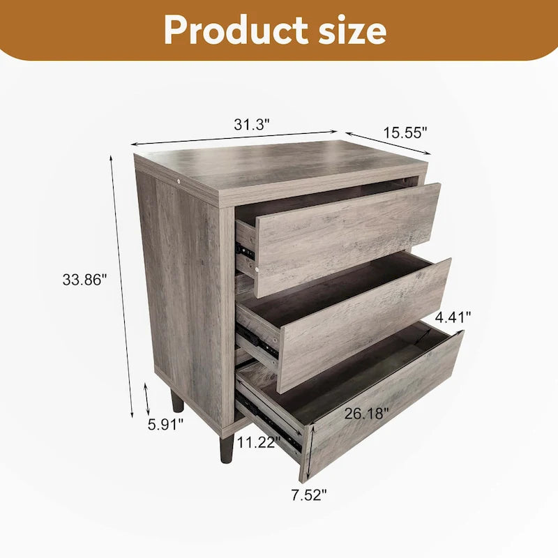 Meuble de rangement de 31,5 po avec tablette réglable