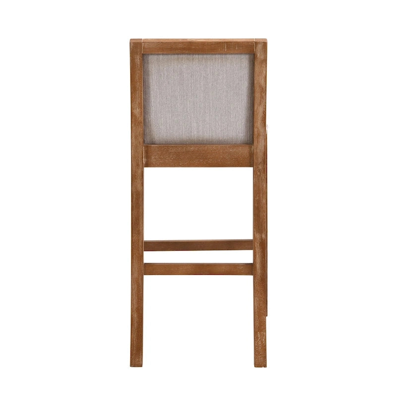 Tabourets de bar modernes rembourrés de 77,5 cm avec assise et dossier rembourrés