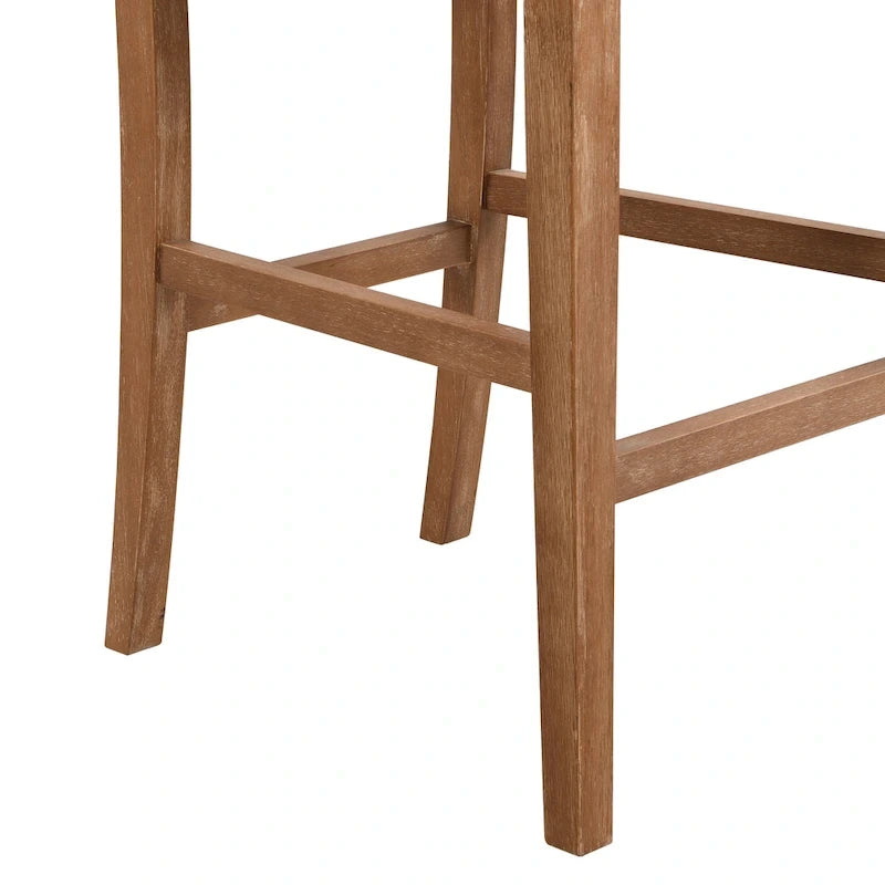 Tabourets de bar modernes rembourrés de 77,5 cm avec assise et dossier rembourrés