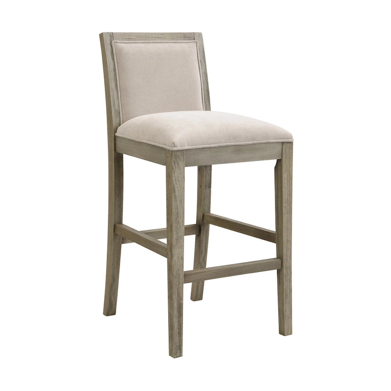Tabourets de bar modernes rembourrés de 77,5 cm avec assise et dossier rembourrés