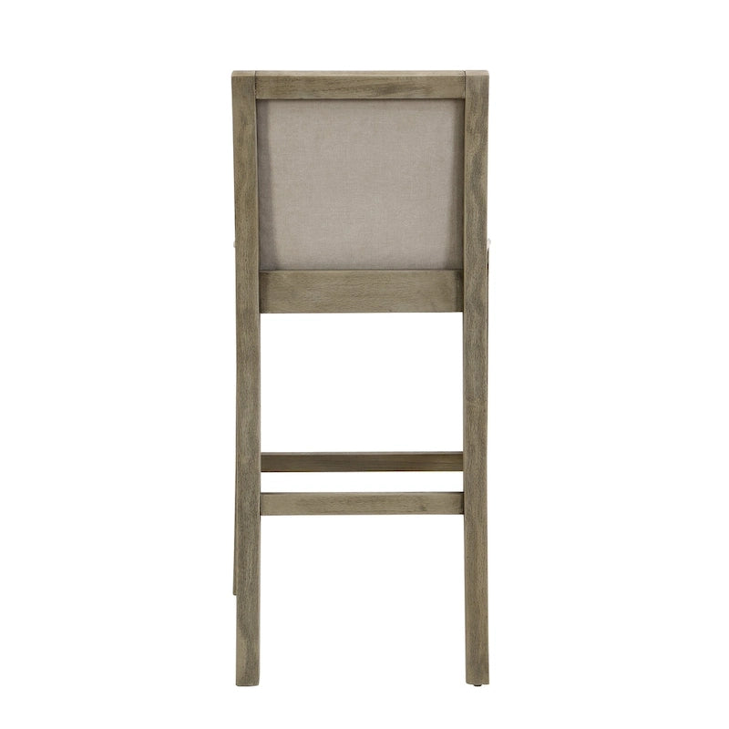 Tabourets de bar modernes rembourrés de 77,5 cm avec assise et dossier rembourrés