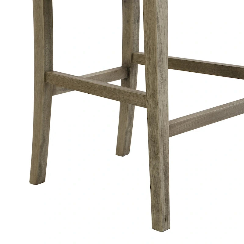 Tabourets de bar modernes rembourrés de 77,5 cm avec assise et dossier rembourrés