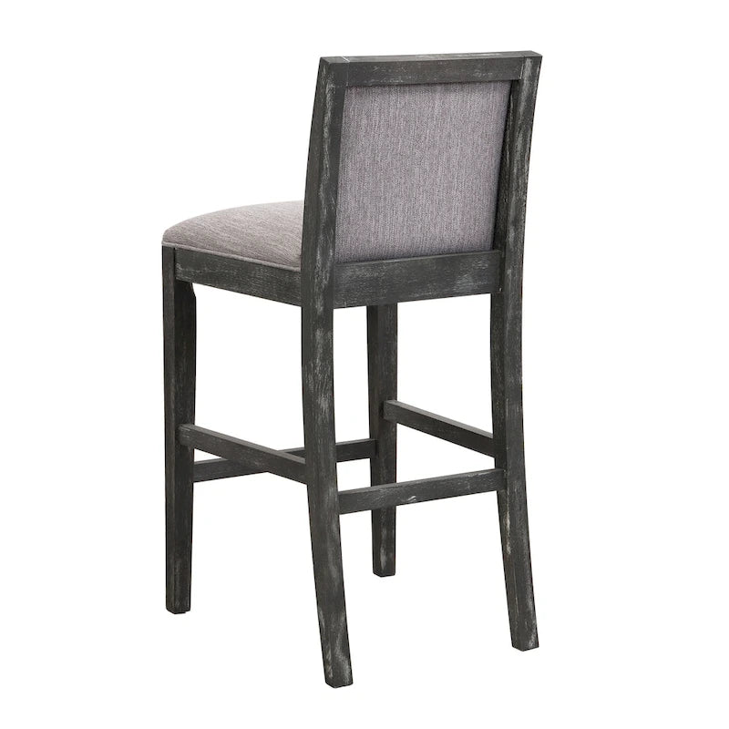 Tabourets de bar modernes rembourrés de 77,5 cm avec assise et dossier rembourrés