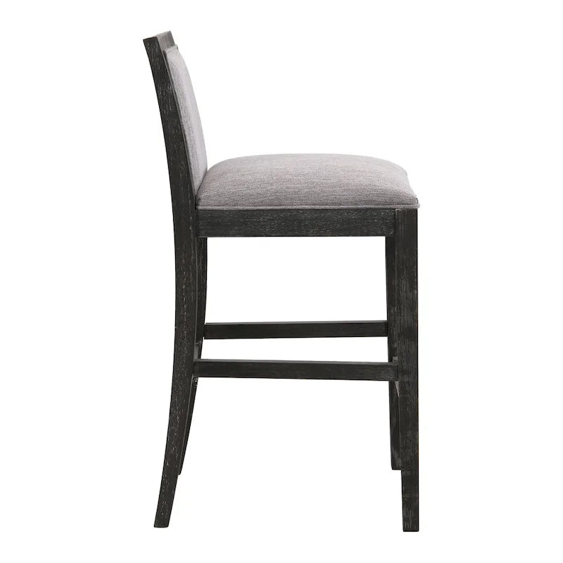 Tabourets de bar modernes rembourrés de 77,5 cm avec assise et dossier rembourrés