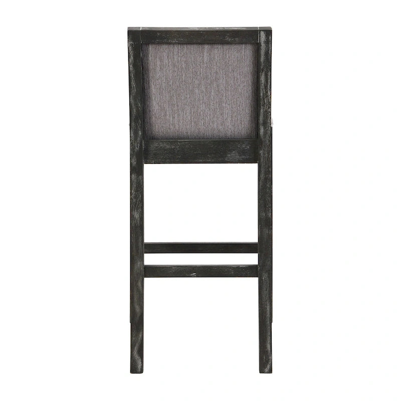 Tabourets de bar modernes rembourrés de 77,5 cm avec assise et dossier rembourrés
