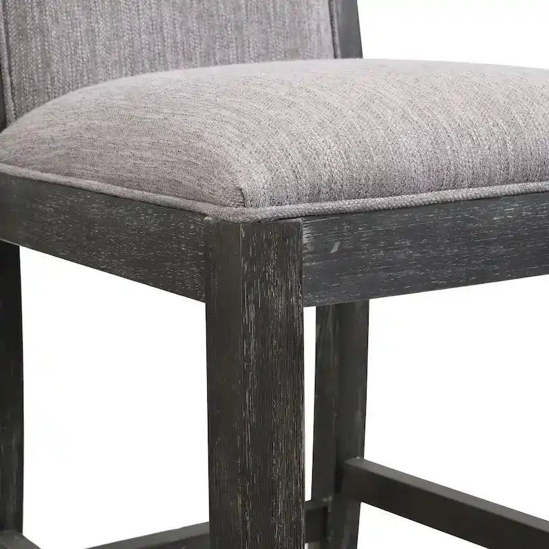 Tabourets de bar modernes rembourrés de 77,5 cm avec assise et dossier rembourrés