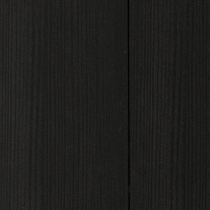 HomeRoots 59 armoire murale d'appoint en bois noir avec cinq étagères