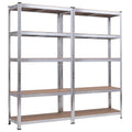 Étagère de rangement robuste Costway 71 en acier pour garage, 5 niveaux - 35,5x 15,76x 71 (L x l x H)