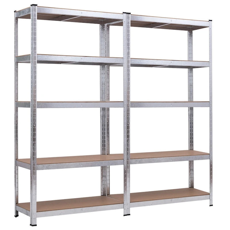 Étagère de rangement robuste Costway 71 en acier pour garage, 5 niveaux - 35,5x 15,76x 71 (L x l x H)