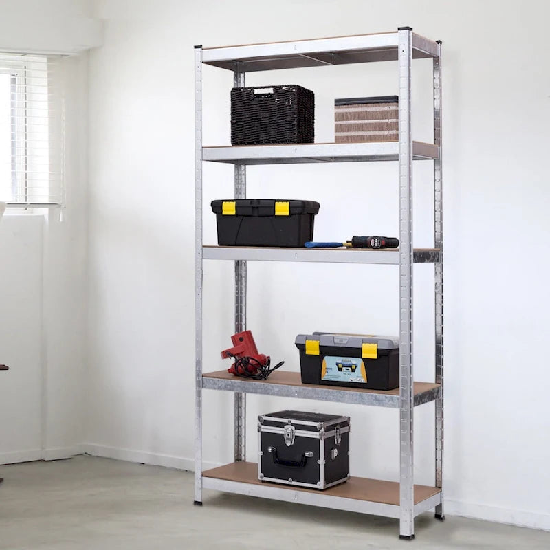Étagère de rangement robuste Costway 71 en acier pour garage, 5 niveaux - 35,5x 15,76x 71 (L x l x H)