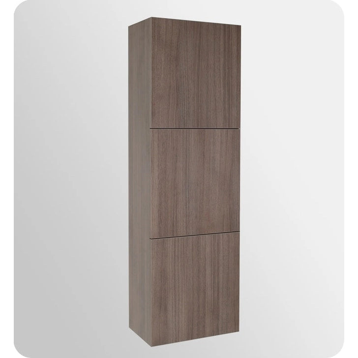Fresca 59 Armoire de salle de bain autoportante avec trois espaces de rangement