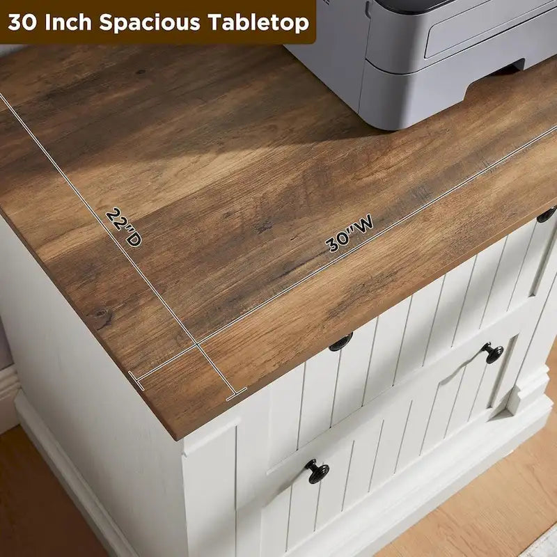 Meuble de classement rustique, Meuble de rangement latéral en bois, Armoire de rangement