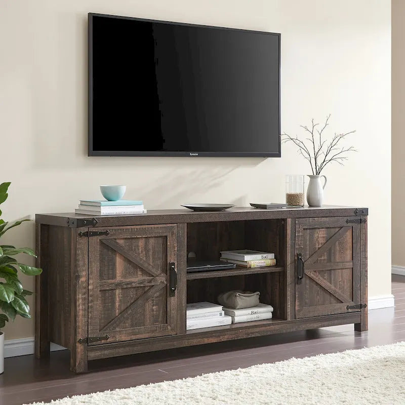 Meuble de classement rustique, Meuble de rangement latéral en bois, Armoire de rangement