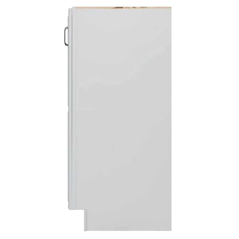 Sunny Wood Riley 48 Tour de Lin de Salle de Bain sur Pied en Bois avec Base