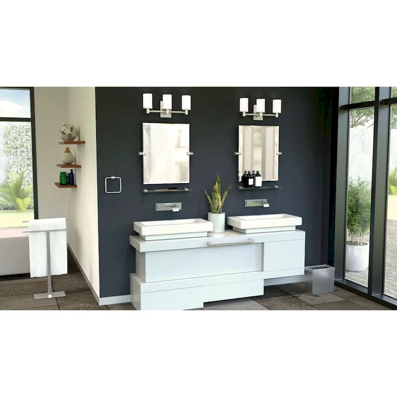 Étagère de salle de bain en verre Gatco 5656 A-Line 20