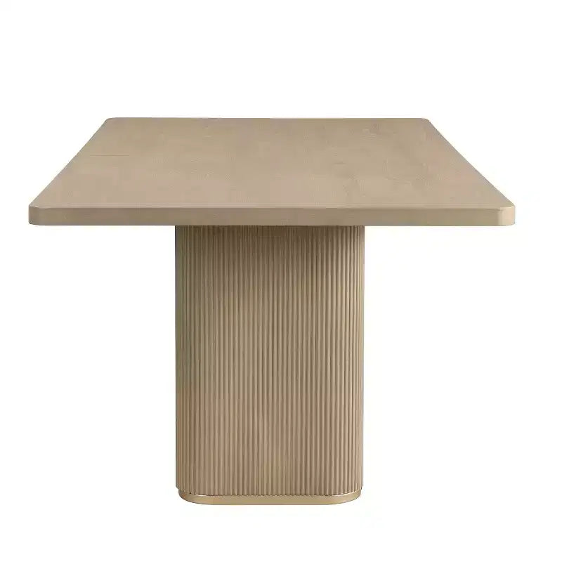 Ensemble de salle à manger 7 pièces Yodsak moderne en bois et métal avec chaises pivotantes à 180° Christopher Knight Home