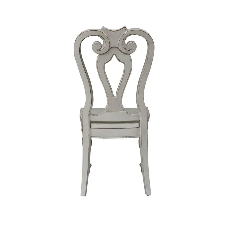 Chaise d'appoint à dossier droit Splat de Magnolia Manor (lot de 2)