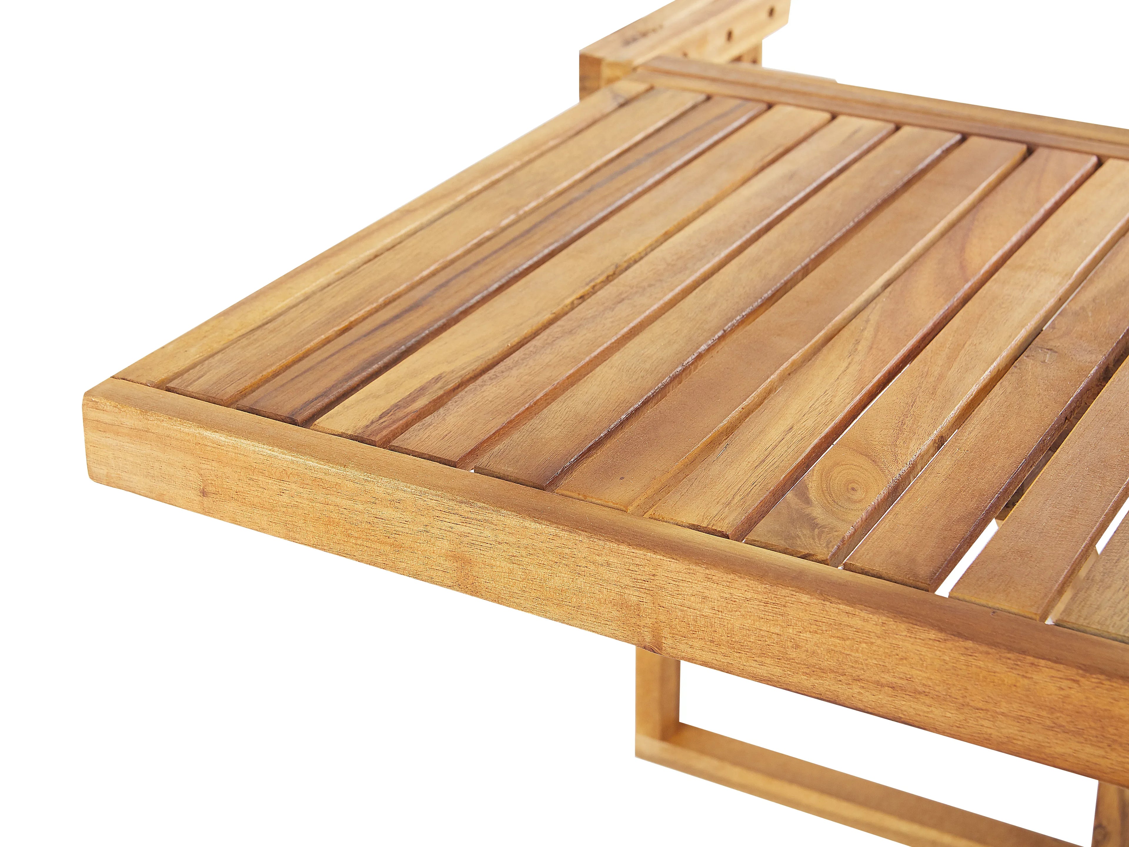 Table de balcon 70 cm 69 cm Bois d'acacia Marron