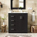 Meuble-lavabo de salle de bain à évier simple de 76 cm avec armoire et 3 tiroirs – Noir / Bleu / Vert / Indigo / Blanc