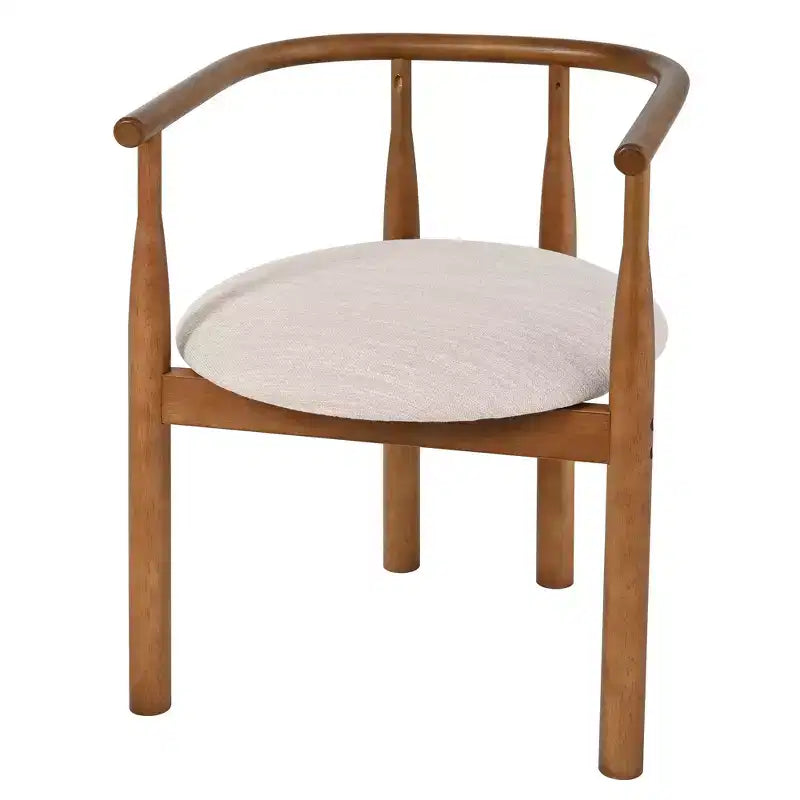 Ensemble de salle à manger 7 pièces avec table ovale et 6 chaises, grand ensemble de table de cuisine de 180 cm pour 6 personnes avec 6 chaises de salle à manger rembourrées, Noyer - Christopher Knight Home