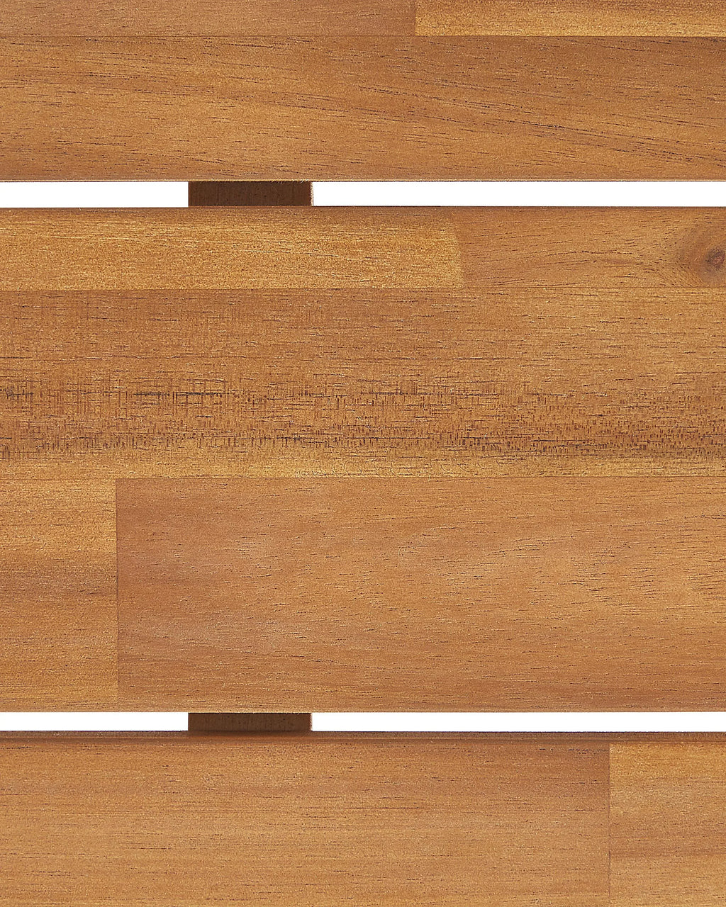 de 4 chaises de jardin Bois d'acacia Marron