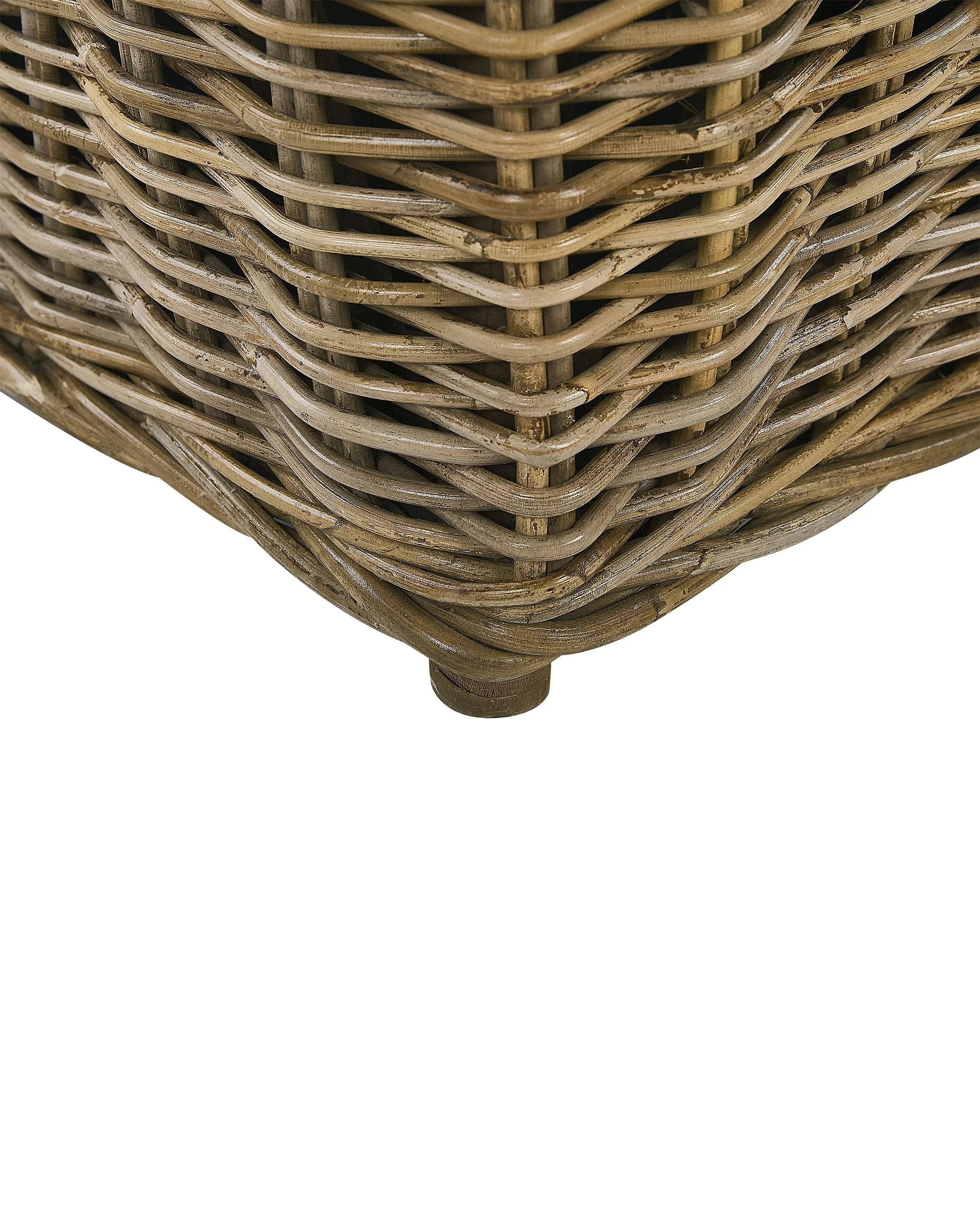 Fauteuil de jardin en rotin naturel