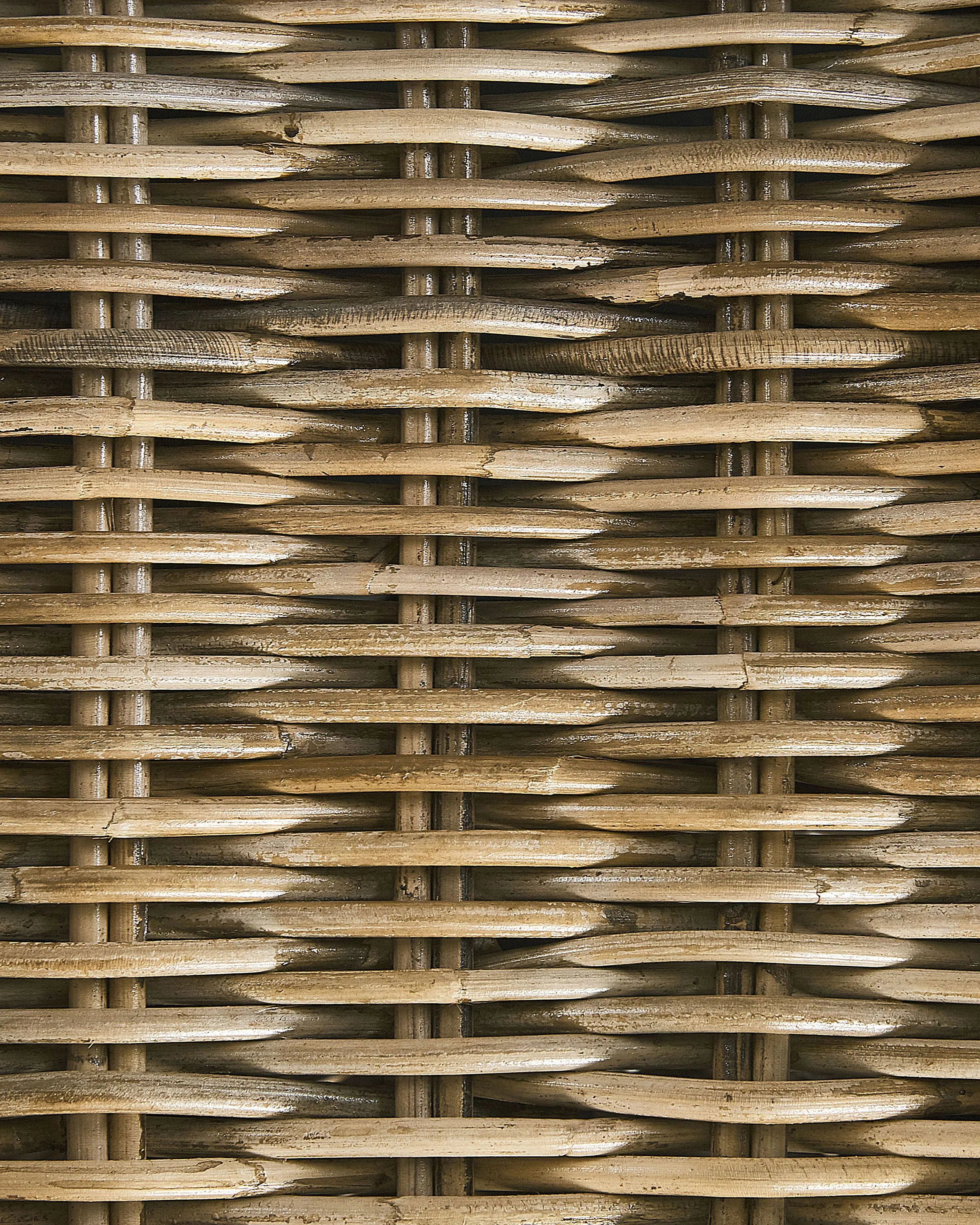 Fauteuil de jardin en rotin naturel