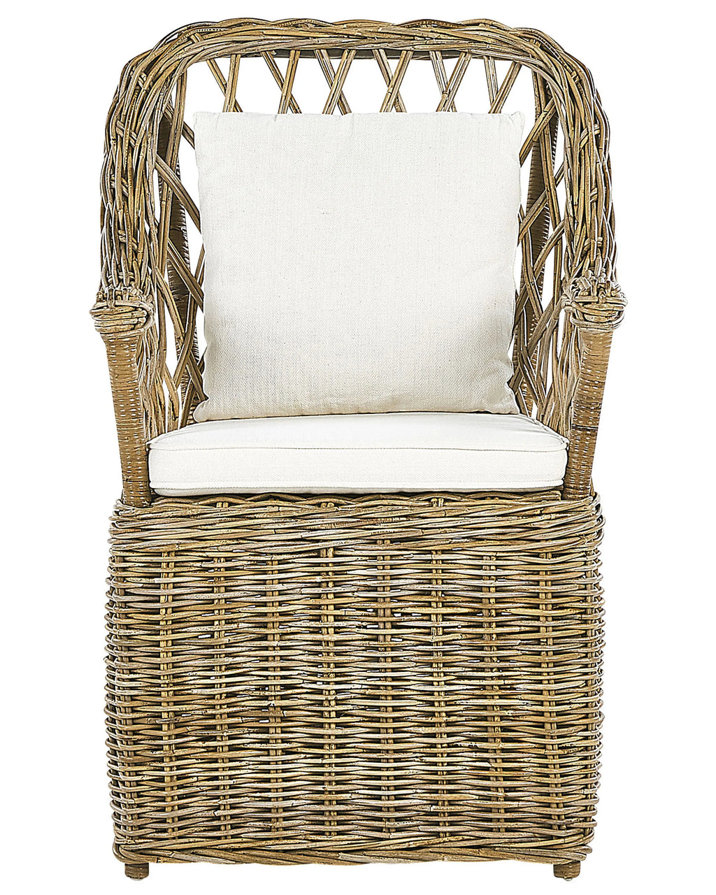 Fauteuil de jardin en rotin naturel