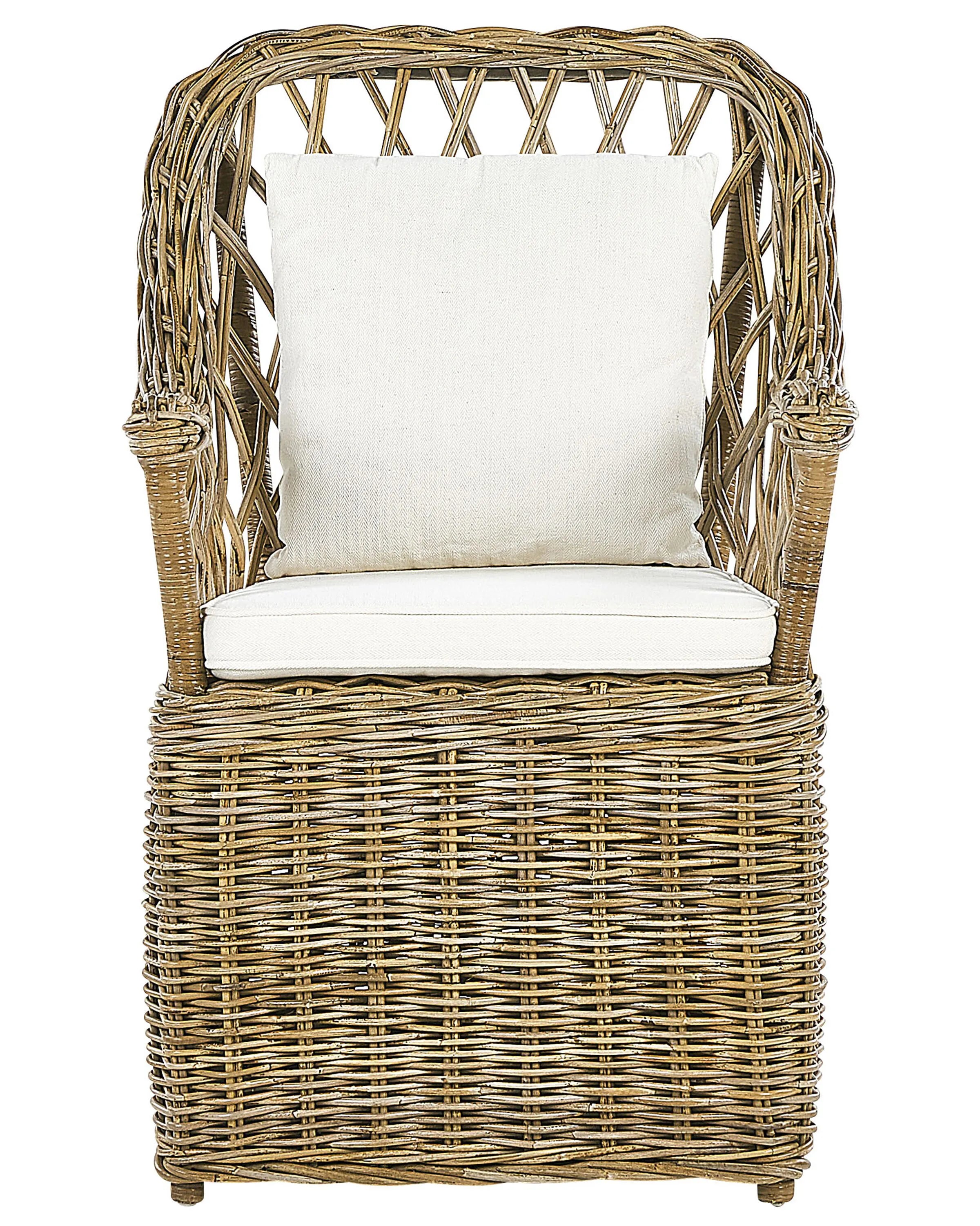 Fauteuil de jardin en rotin naturel