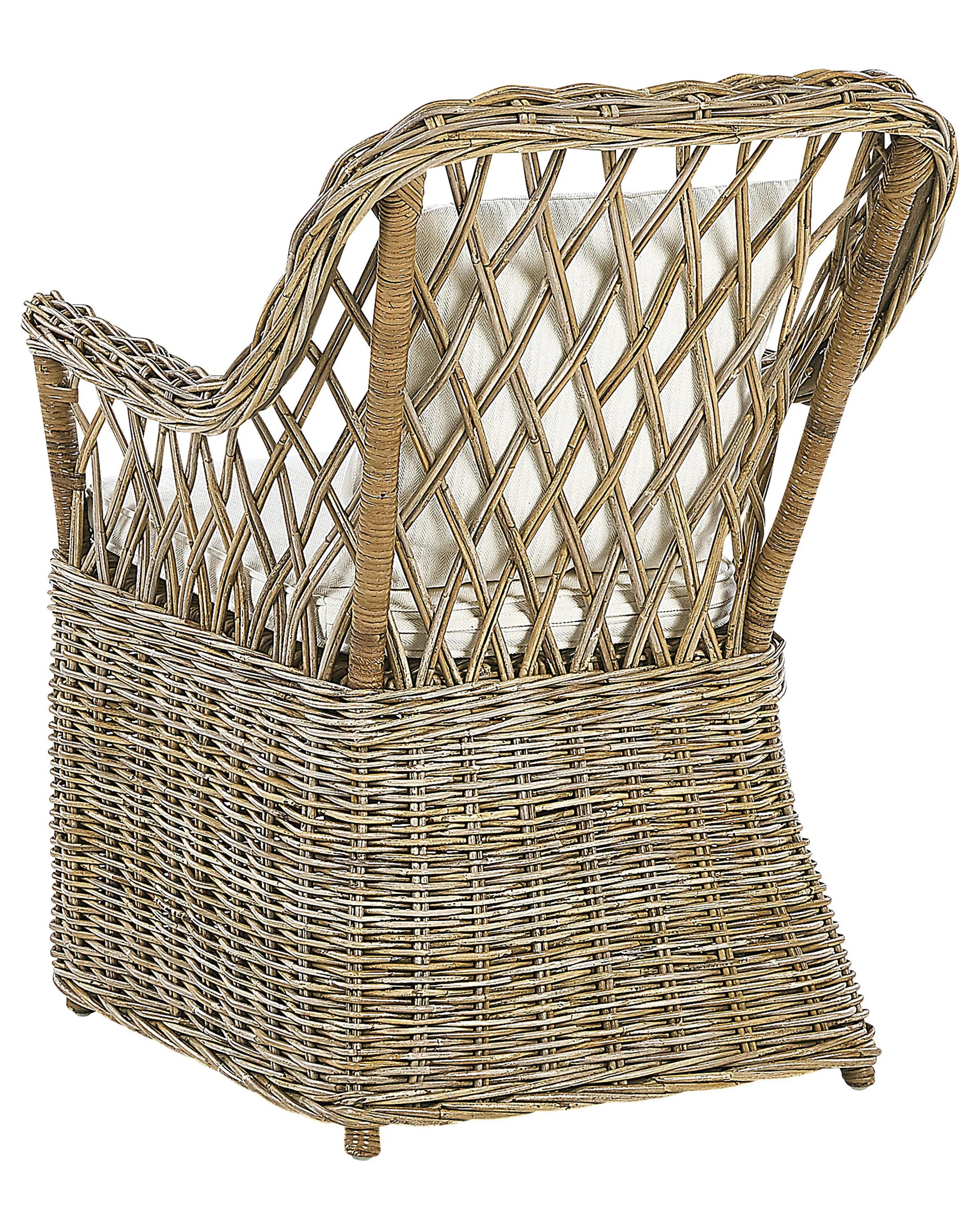 Fauteuil de jardin en rotin naturel