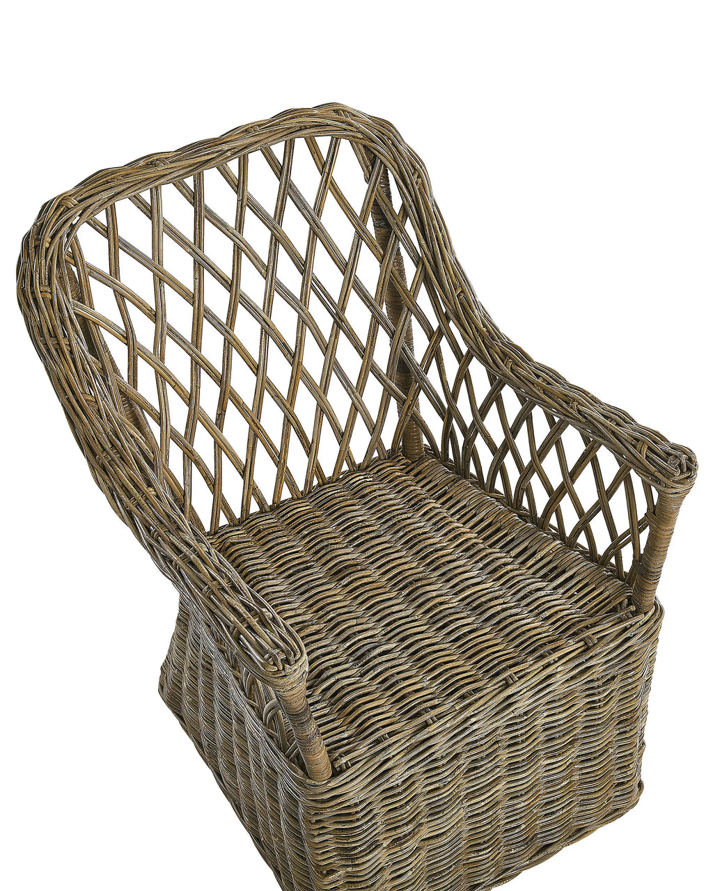 Fauteuil de jardin en rotin naturel