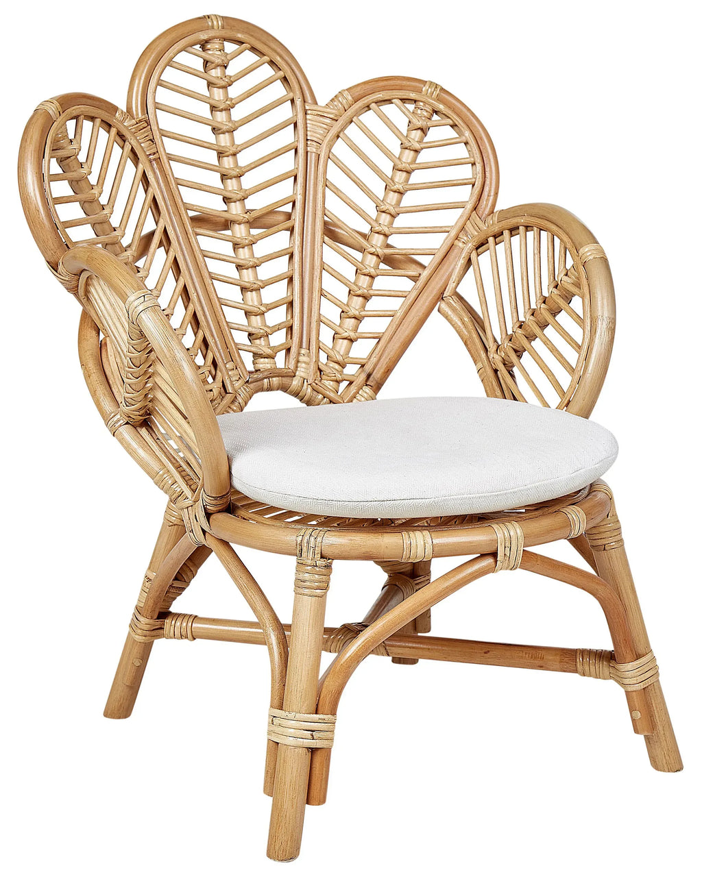 Sedia pavone per bambini  Rattan Naturale