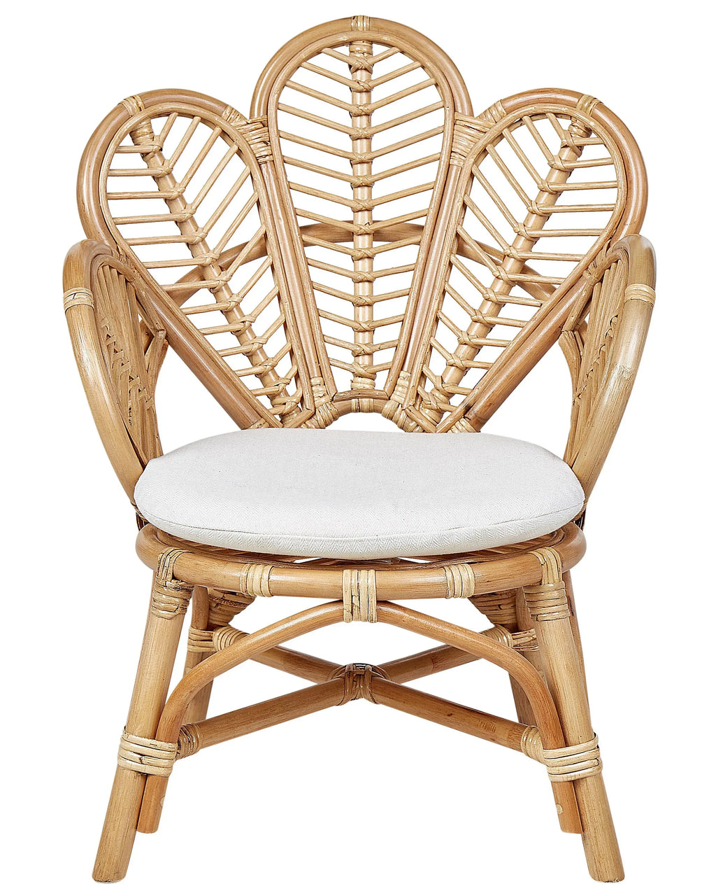 Chaise paon pour enfants Rotin Naturel