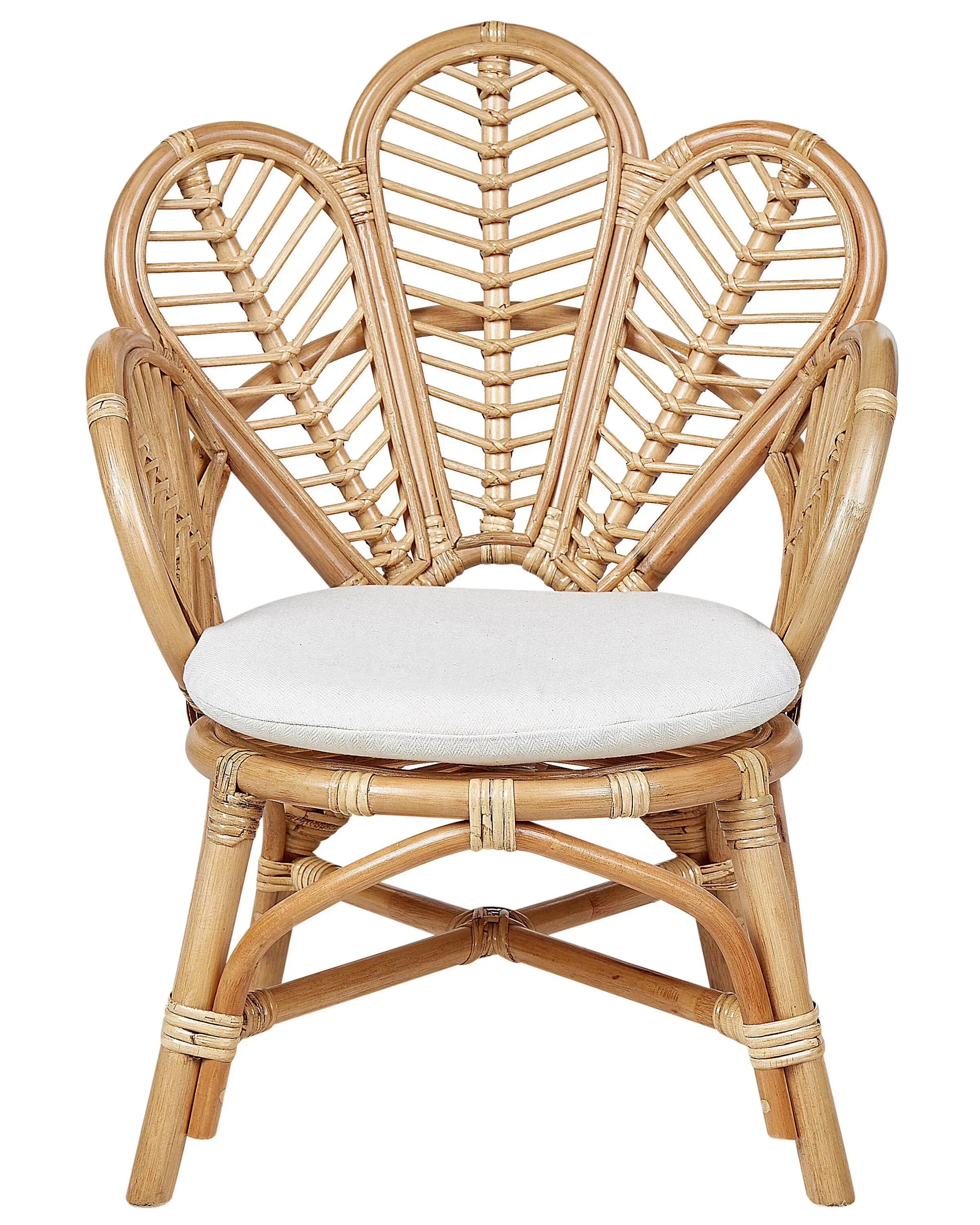 Chaise paon pour enfants Rotin Naturel